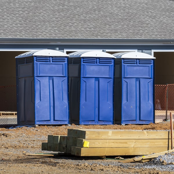 how do you ensure the porta potties are secure and safe from vandalism during an event in Red Rock